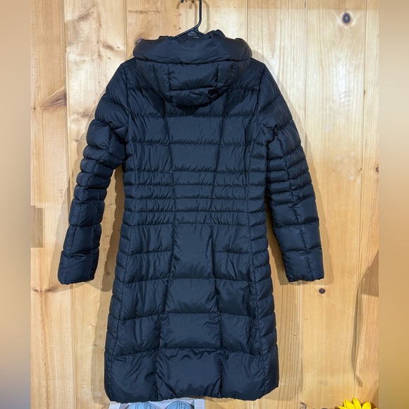 North Face Metropolis Parka Womens Small Black 550 Down Hooded Quilted Puffer - Picture 2 of 15